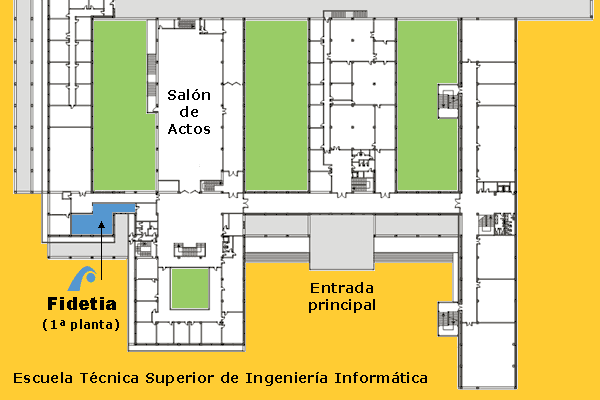 Localizacin de Fidetia en la Escuela